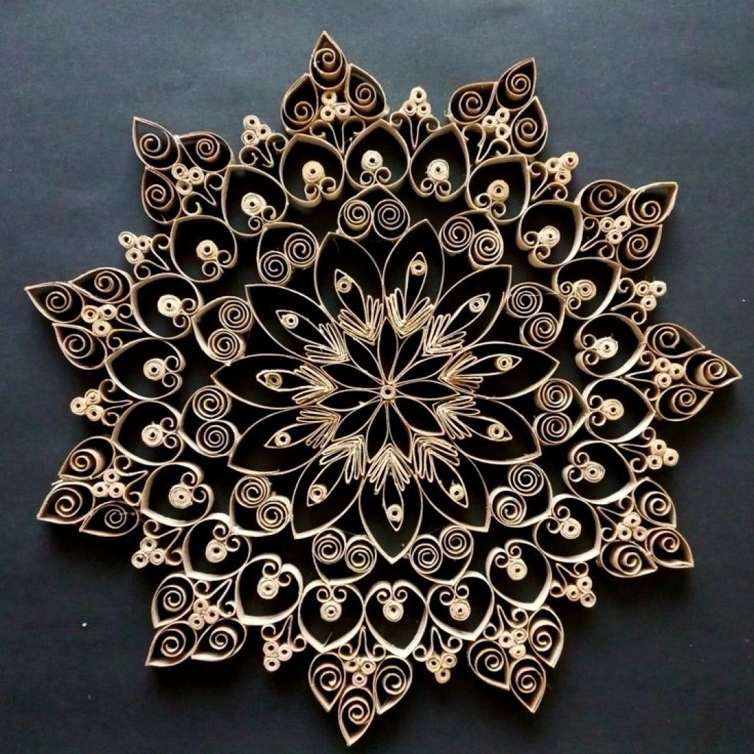 DECORACION CON ROLLOSDE CARTON DECORACION CON ROLLOSDE CARTON