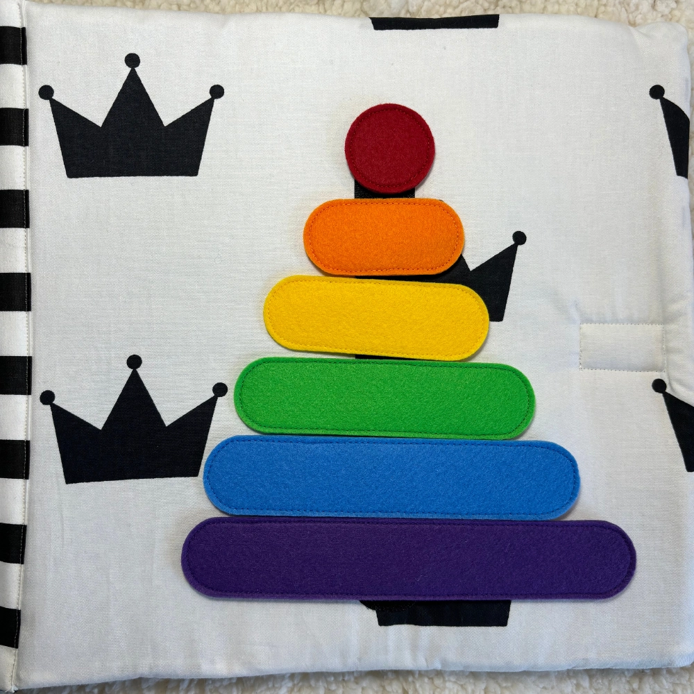 LIBRO DIDÁCTICO SENSORIAL ELEFANTE 25X25CM