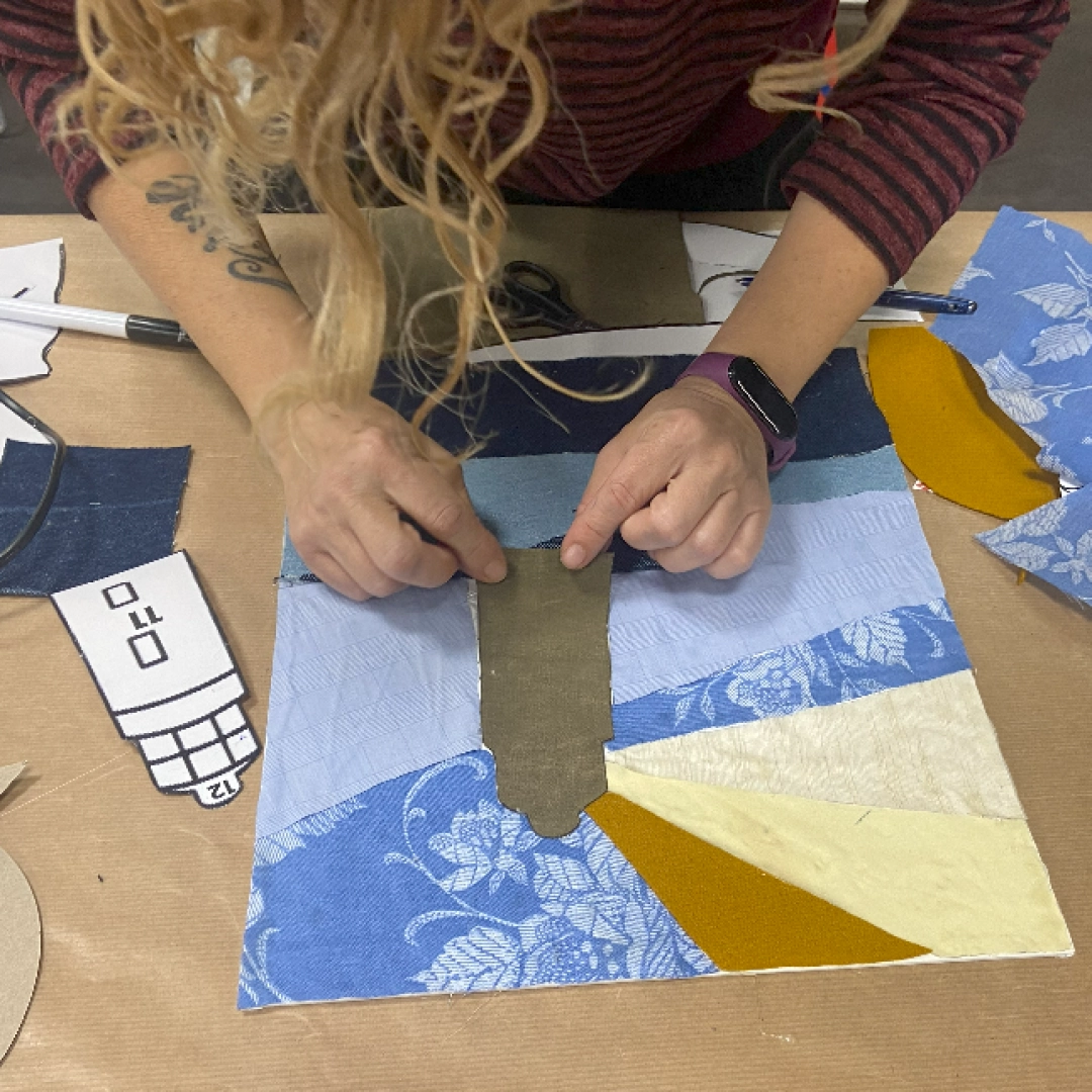 Taller creativo para adultos: Cuadro de retales textiles-(Lekuona/Errenteria)