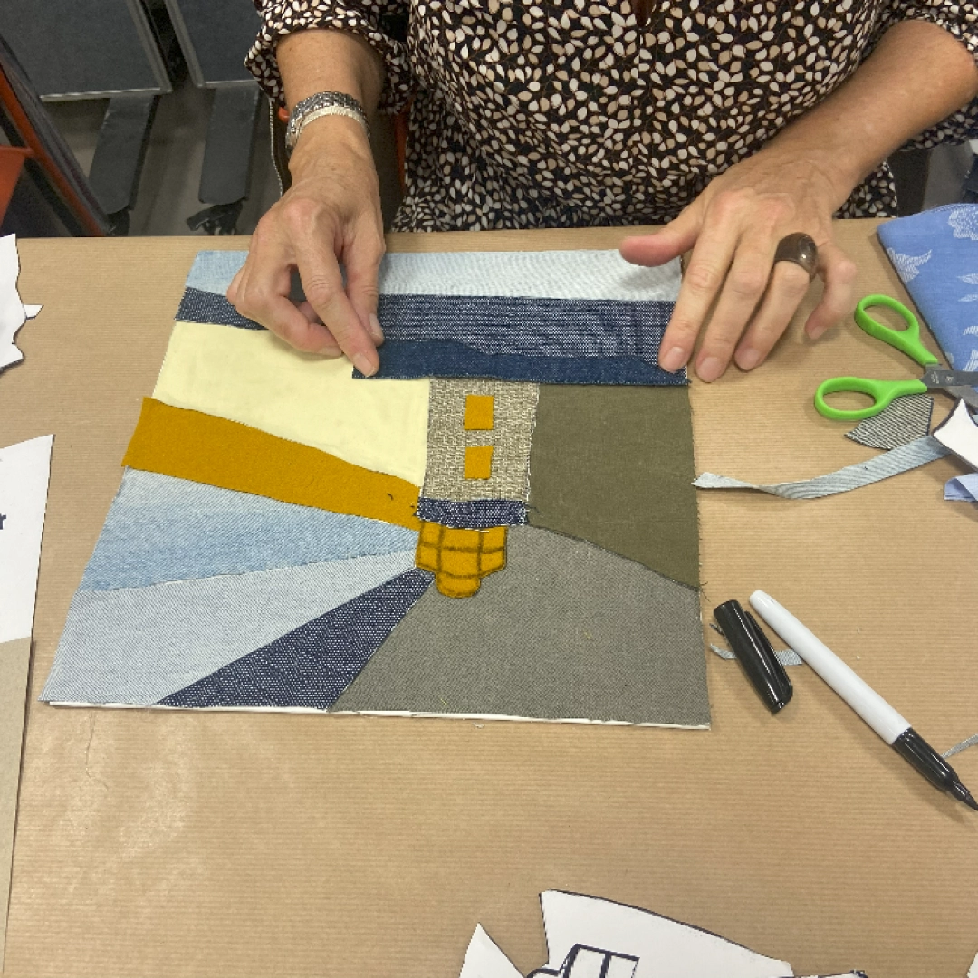 Taller creativo para adultos: Cuadro de retales textiles-(Lekuona/Errenteria)
