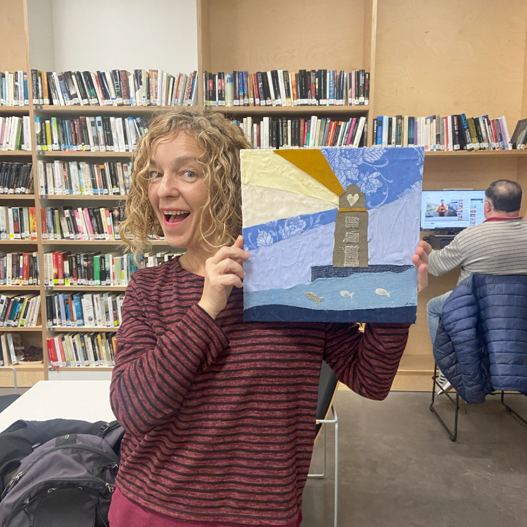 Taller creativo para adultos: Cuadro de retales textiles-(Lekuona/Errenteria)