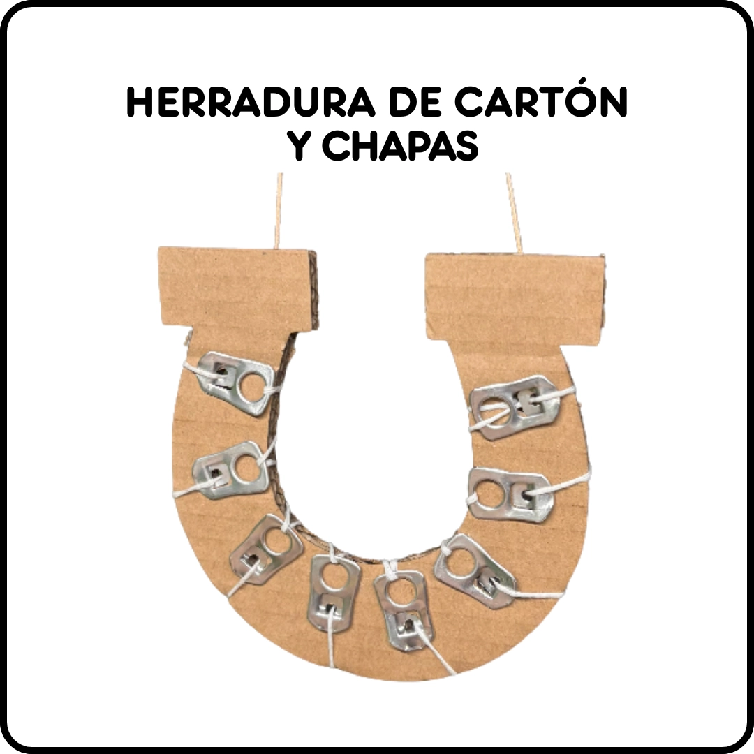 Taller infantil: Herraduras de cartón y chapas — Reutilizar y crear en Zegama (Oilotegi) Taller infantil: Herraduras de cartón y chapas — Reutilizar y crear en Zegama (Oilotegi)