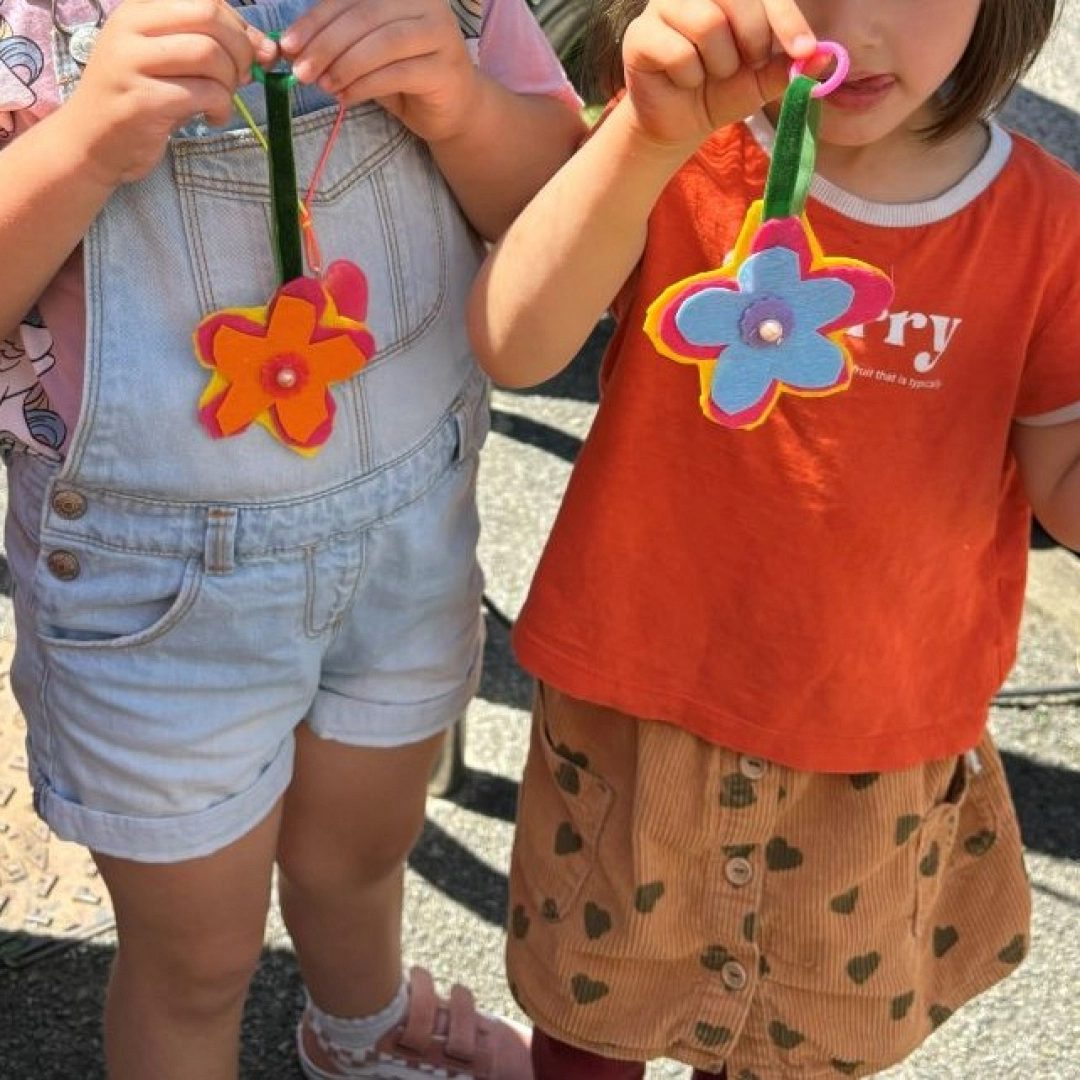 Taller infantil: Llavero de Flor de Primavera-(Feria de artesanía, Kolore Kolore/Irún)