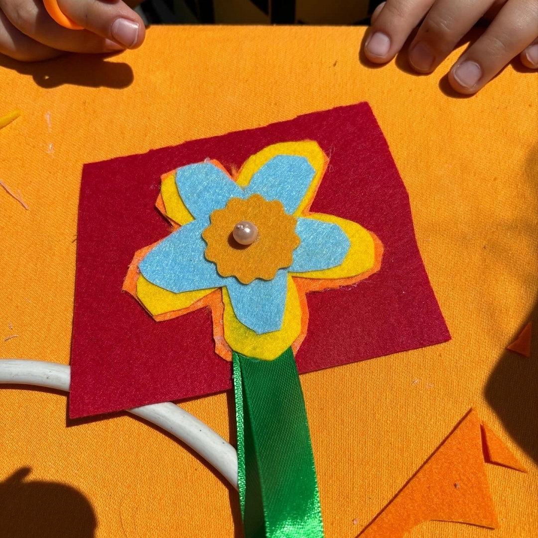 Taller infantil: Llavero de Flor de Primavera-(Feria de artesanía, Kolore Kolore/Irún)