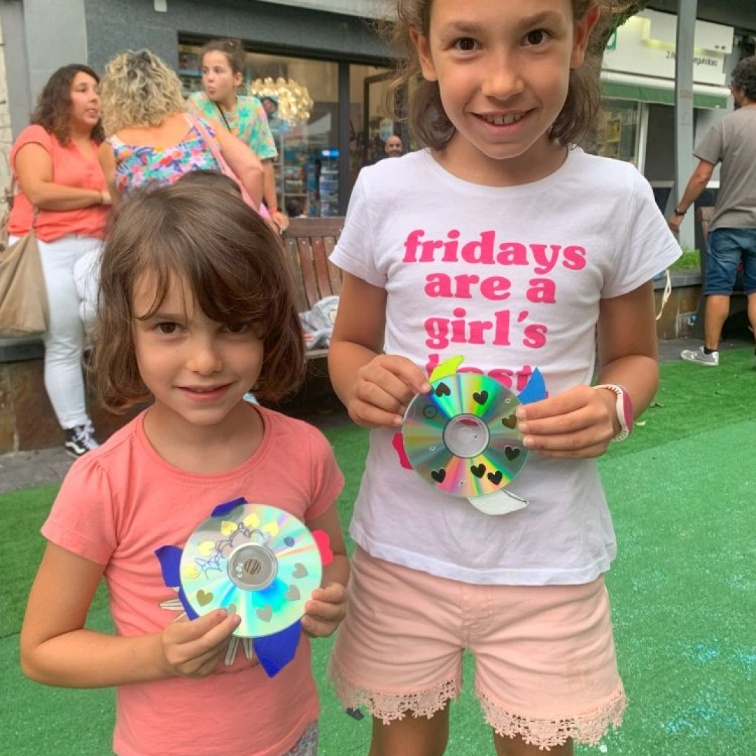 Taller infantil: Peces con CD Reciclados (Atlantikaldia, Errenteria)