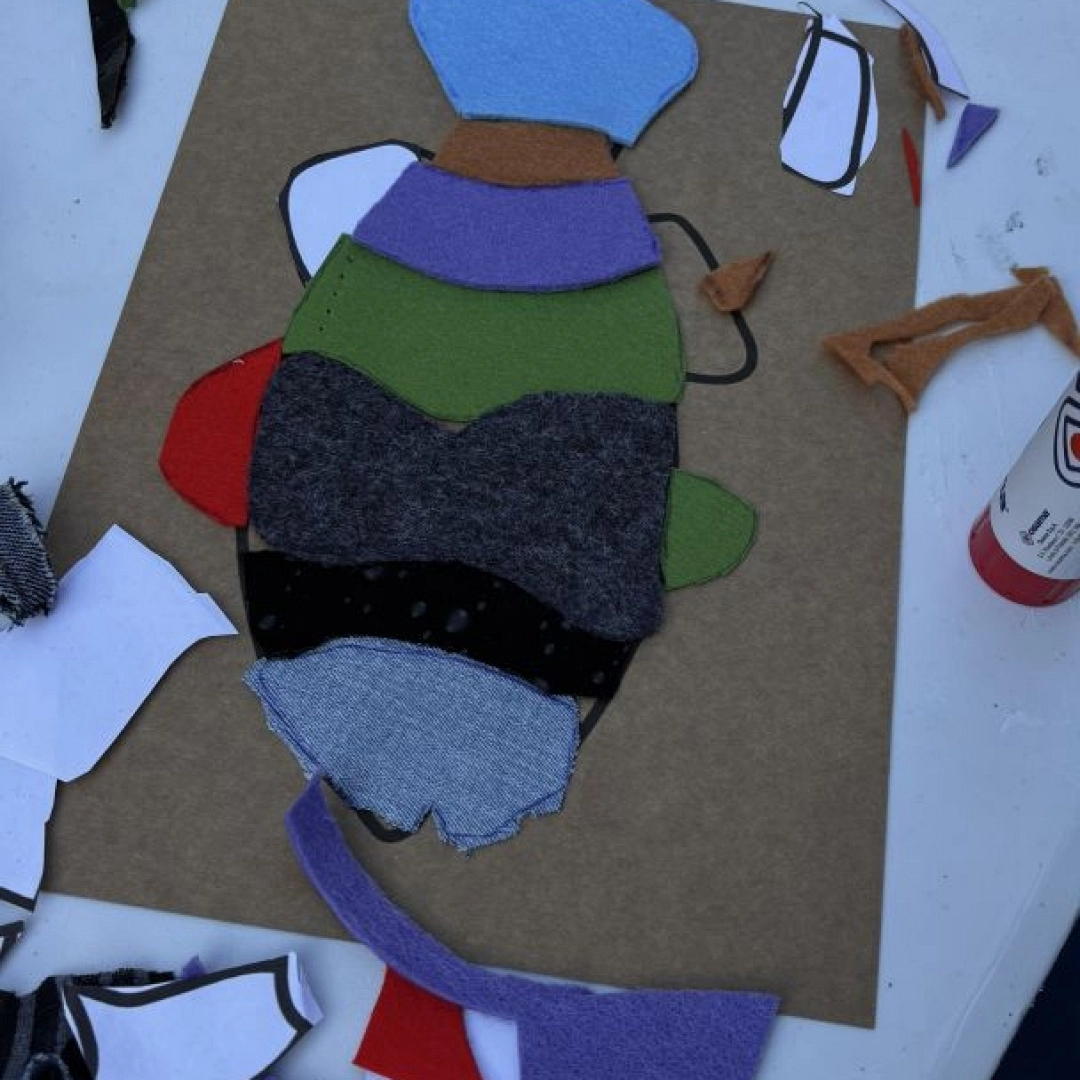 Taller infantil: Pez de retales — Atlantikaldia, Errenteria