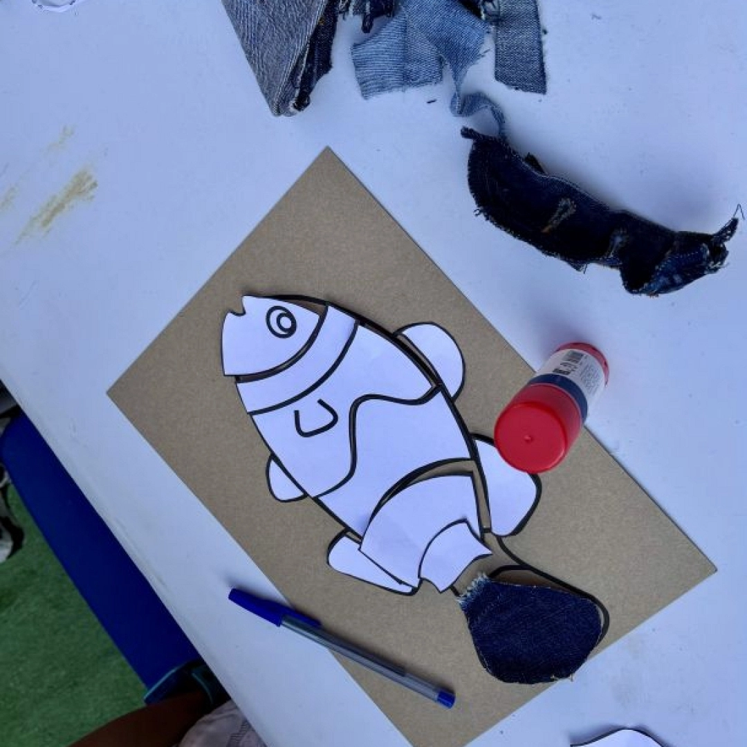 Taller infantil: Pez de retales — Atlantikaldia, Errenteria