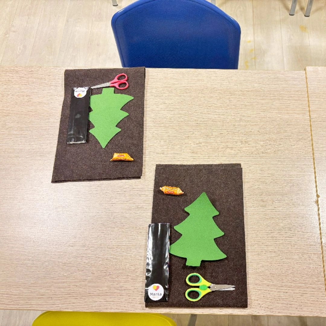 Taller infantil: Saquito de Olentzero en fieltro — Asociación de Vecinos de San Miguel, Irún