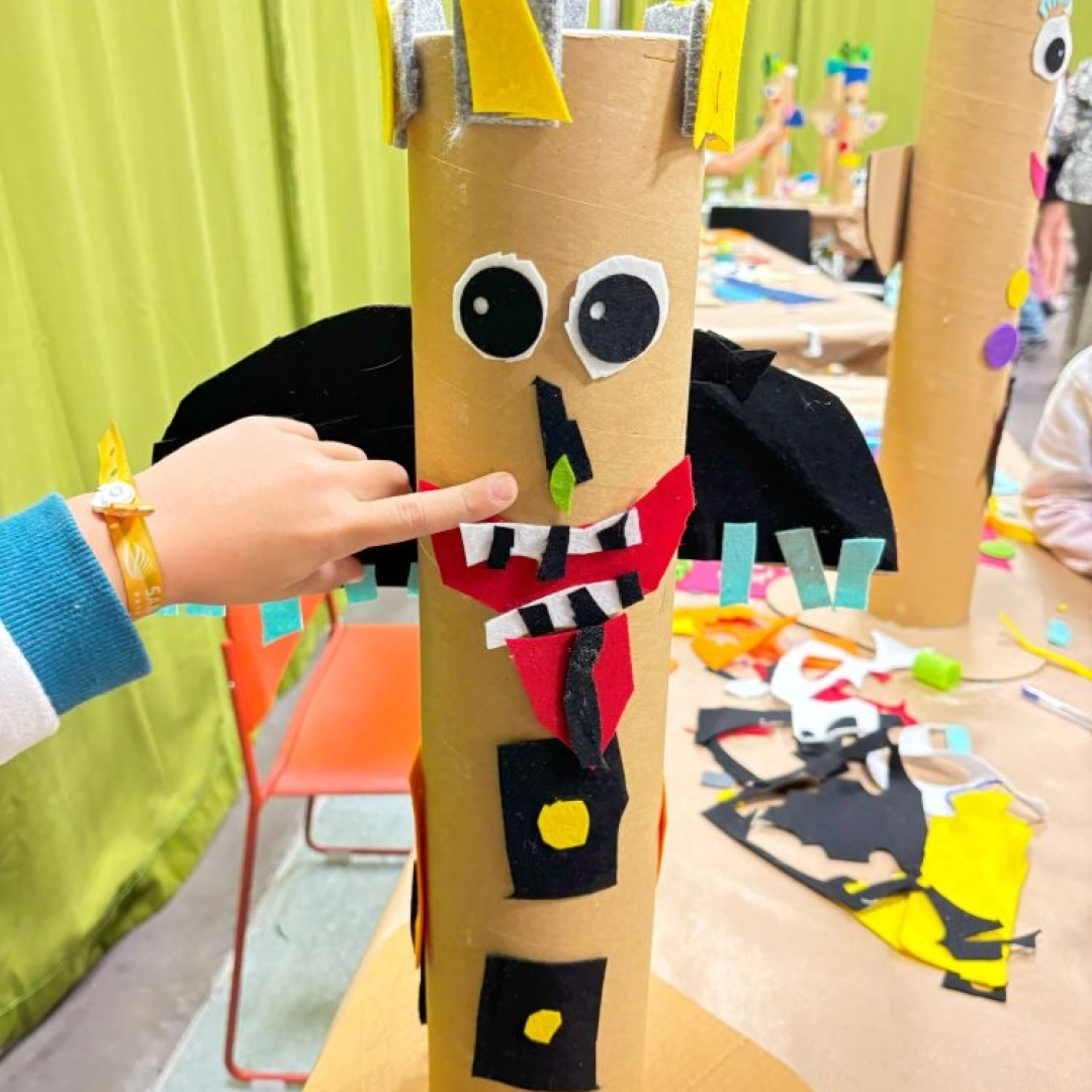 Taller infantil: Tótem de cartón y fieltro — Lekuona, Errenteria