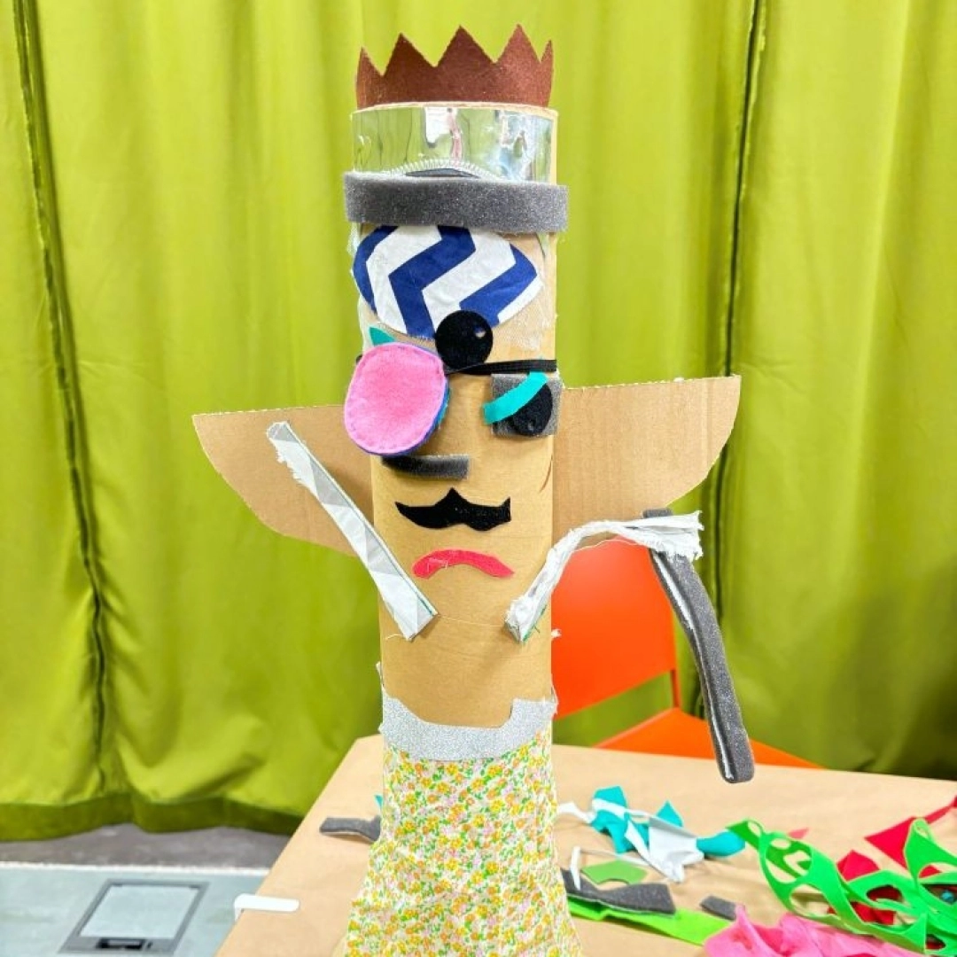 Taller infantil: Tótem de cartón y fieltro — Lekuona, Errenteria