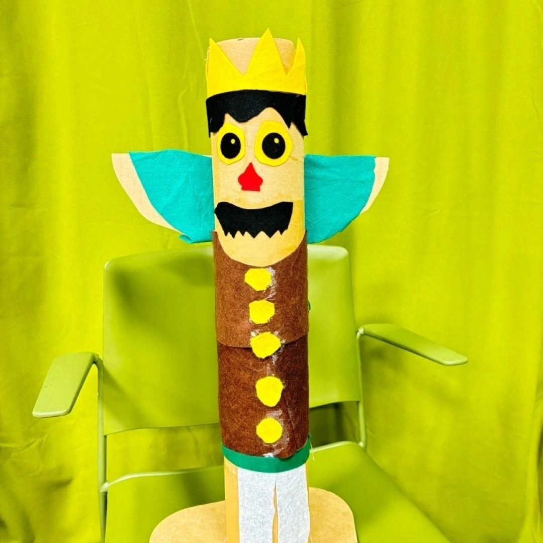 Taller infantil: Tótem de cartón y fieltro — Lekuona, Errenteria