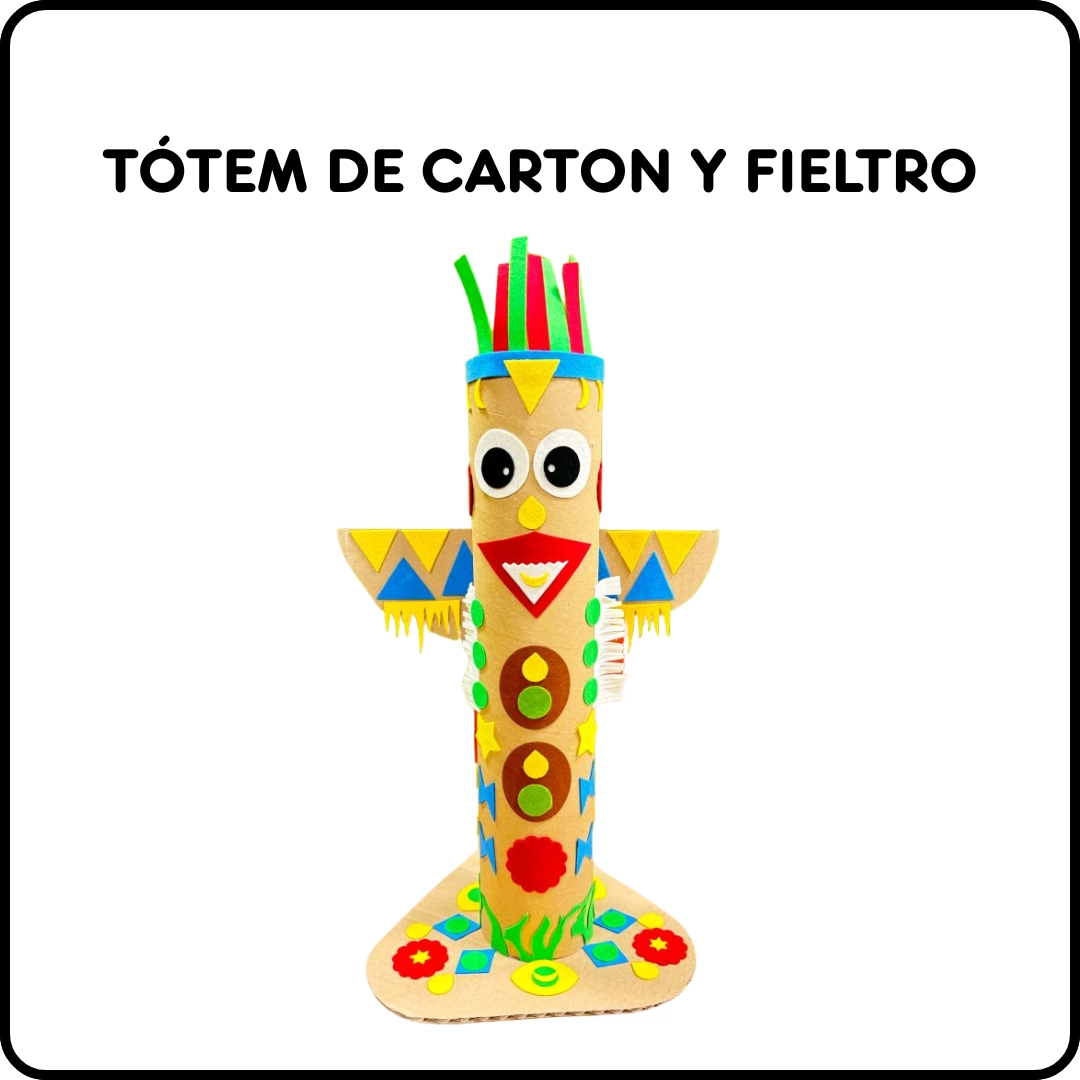 Taller infantil: Tótem de cartón y fieltro — Lekuona, Errenteria Taller infantil: Tótem de cartón y fieltro — Lekuona, Errenteria