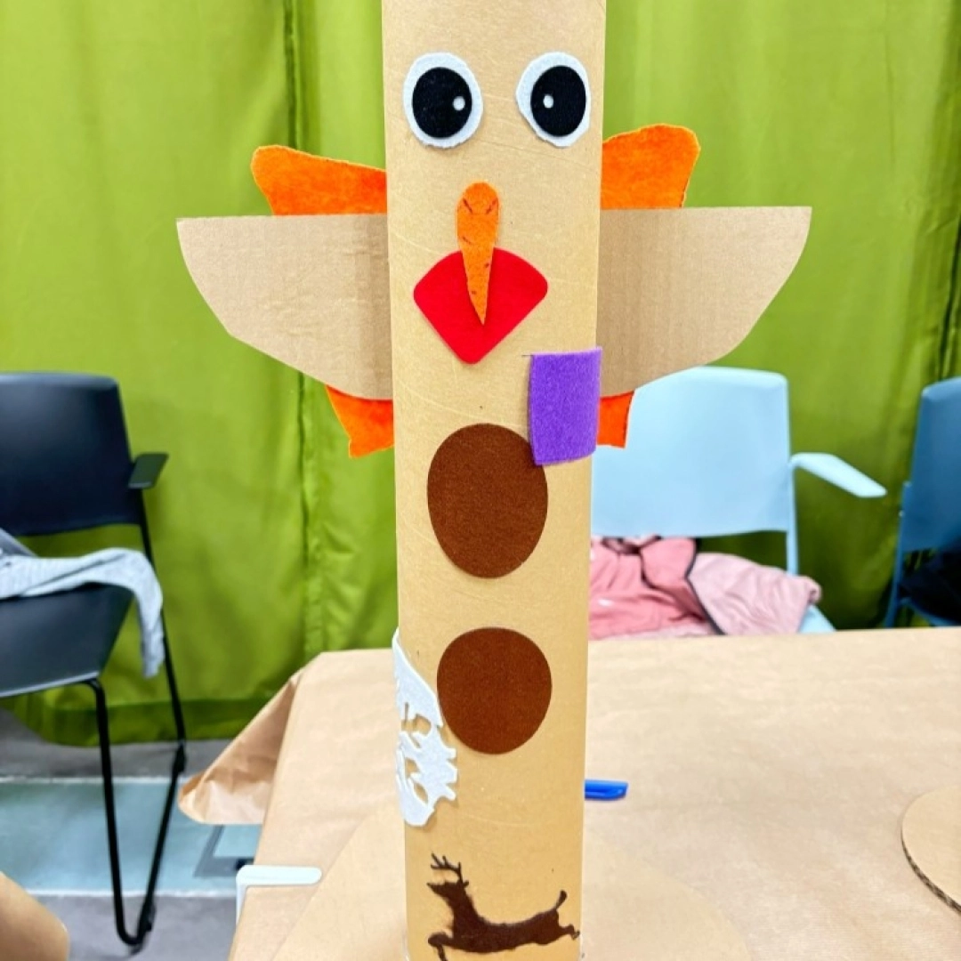 Taller infantil: Tótem de cartón y fieltro — Lekuona, Errenteria